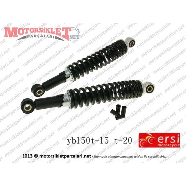 Ersi Motor YB150T-15 T-20 Arka Amartisör Takımı Siyah